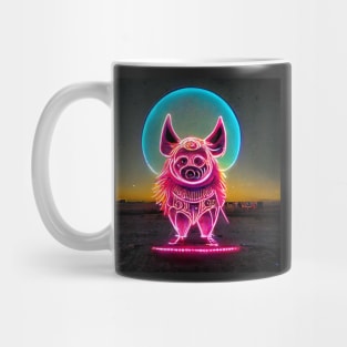 Neon Pig Mug